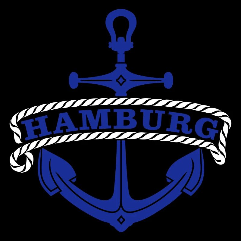 Hamburg mit Anker / anchor theme (2c)