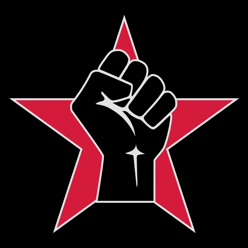 Raised Fist Logo 2 (Vector)