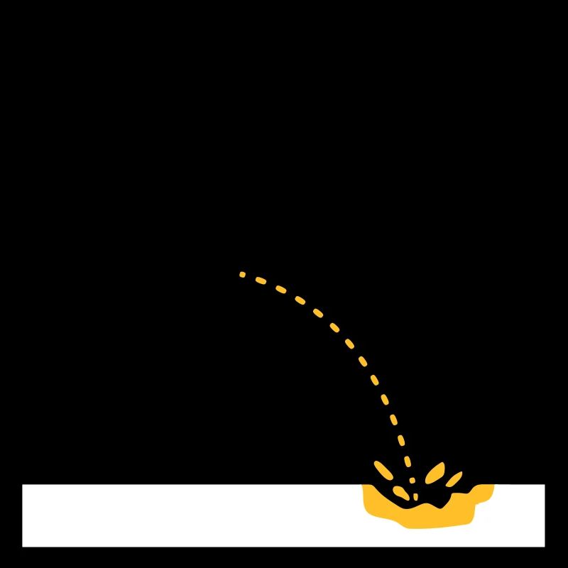 pee snow yellow winter cold ground logo in standing