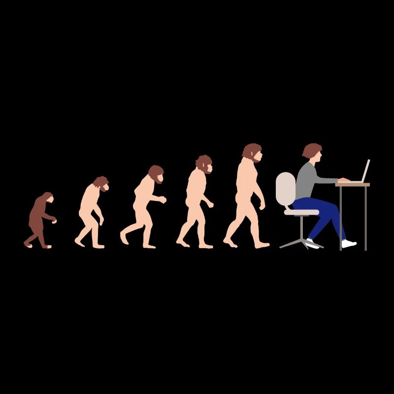 Evolution Entwickler Programmierer Lustiges Gift