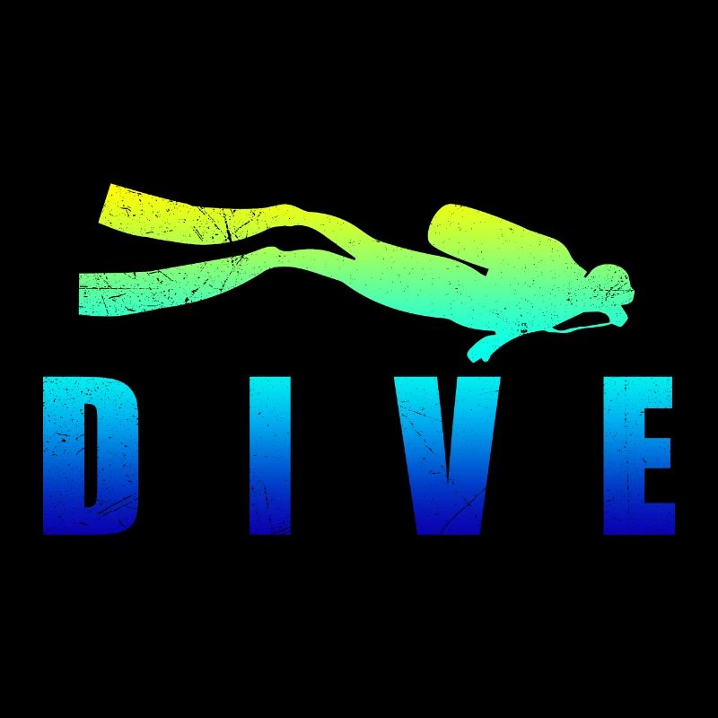 Diving DIVE Scuba Diving Diver idée cadeau
