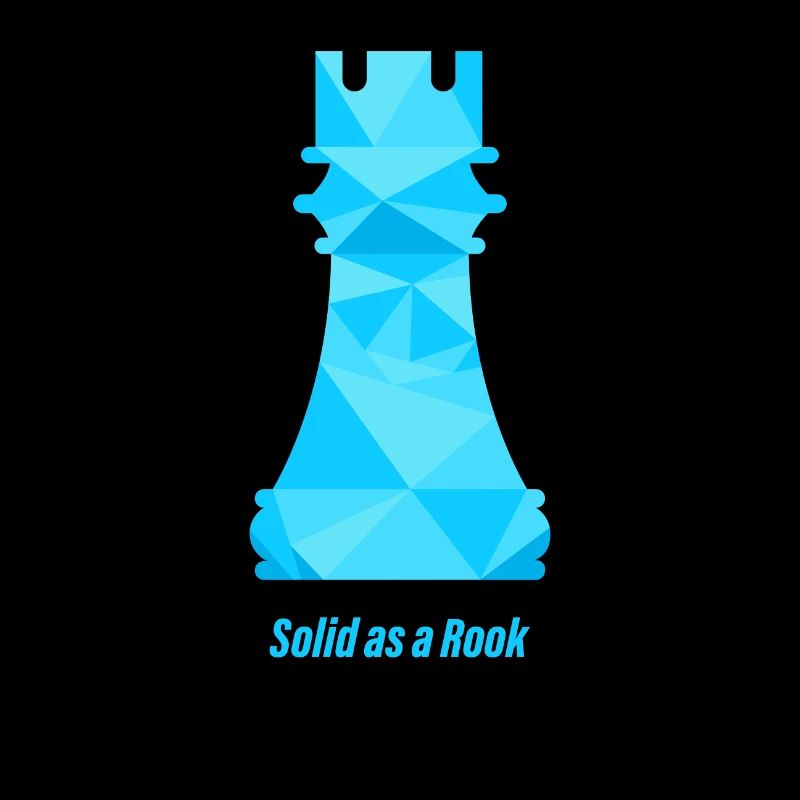 Schach Turm - Solid as a Rook