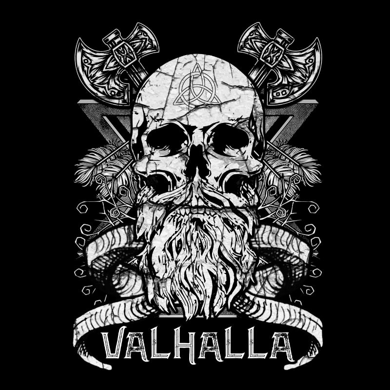 Valhalla Odin Wikinger Motiv