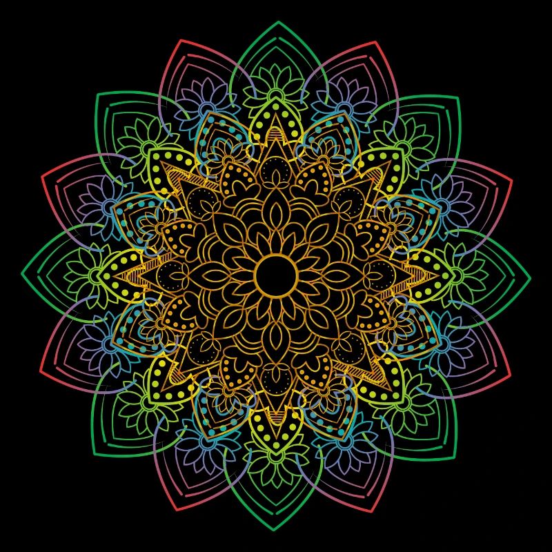 Mandala bunt by the Manzanita`s