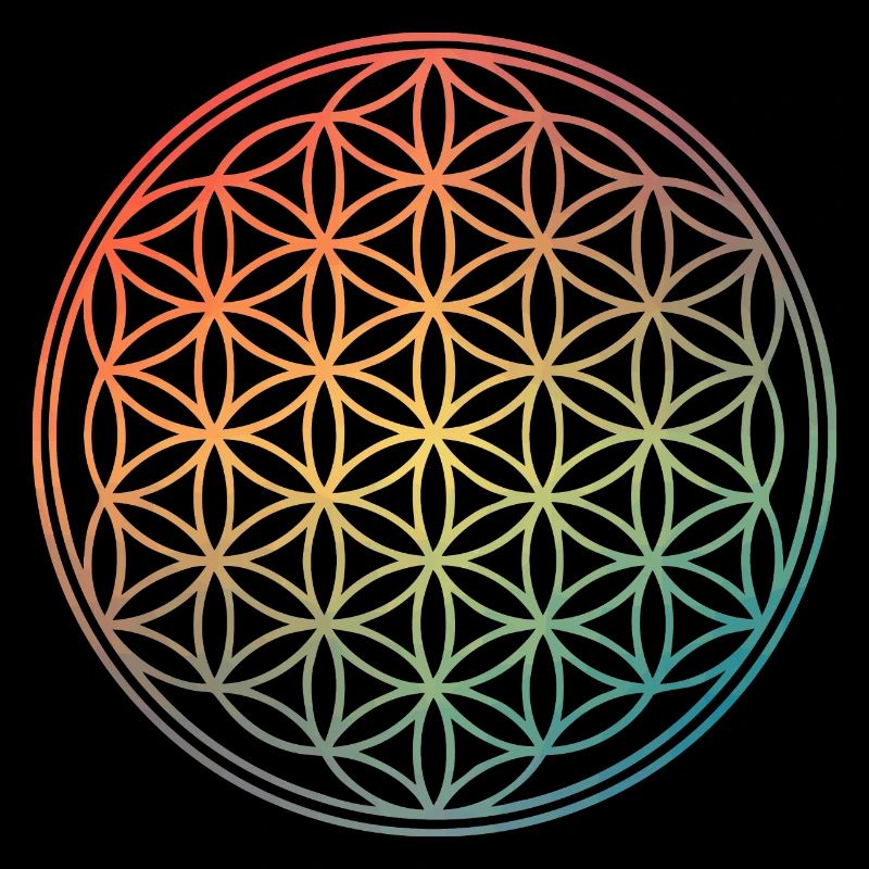 Blume des Lebens Retro Geschenkidee 005-042