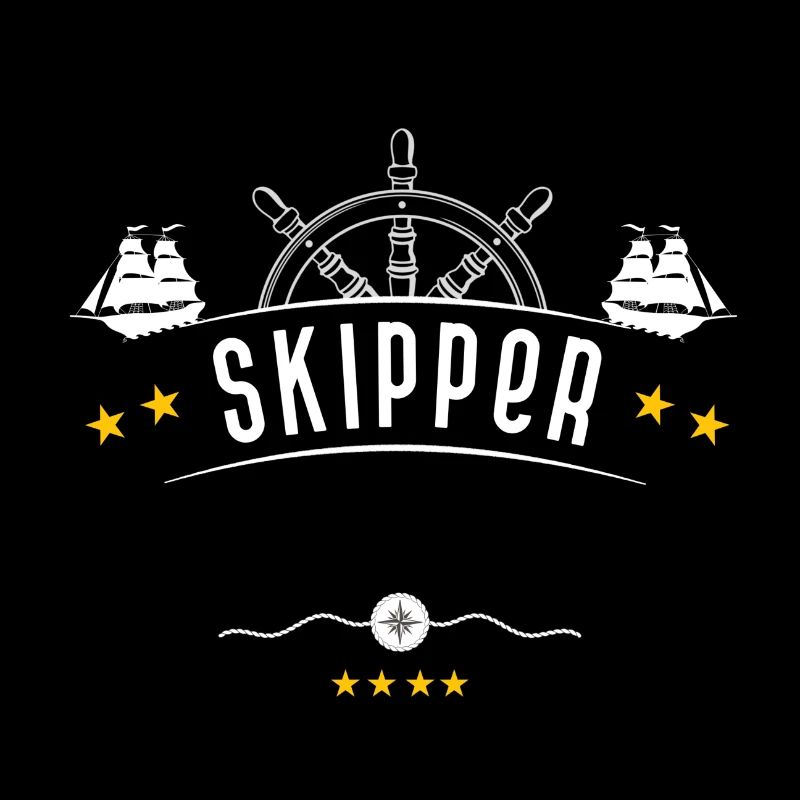 Chemise de skipper avec son propre nom ou son nom de bateau