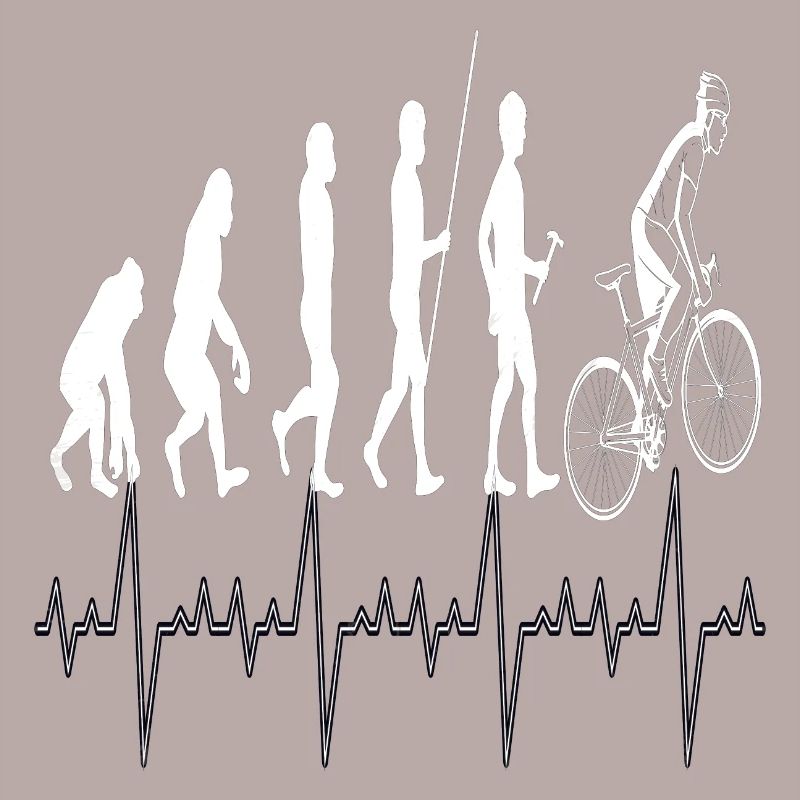 Evolution cycliste, design de vélo cool
