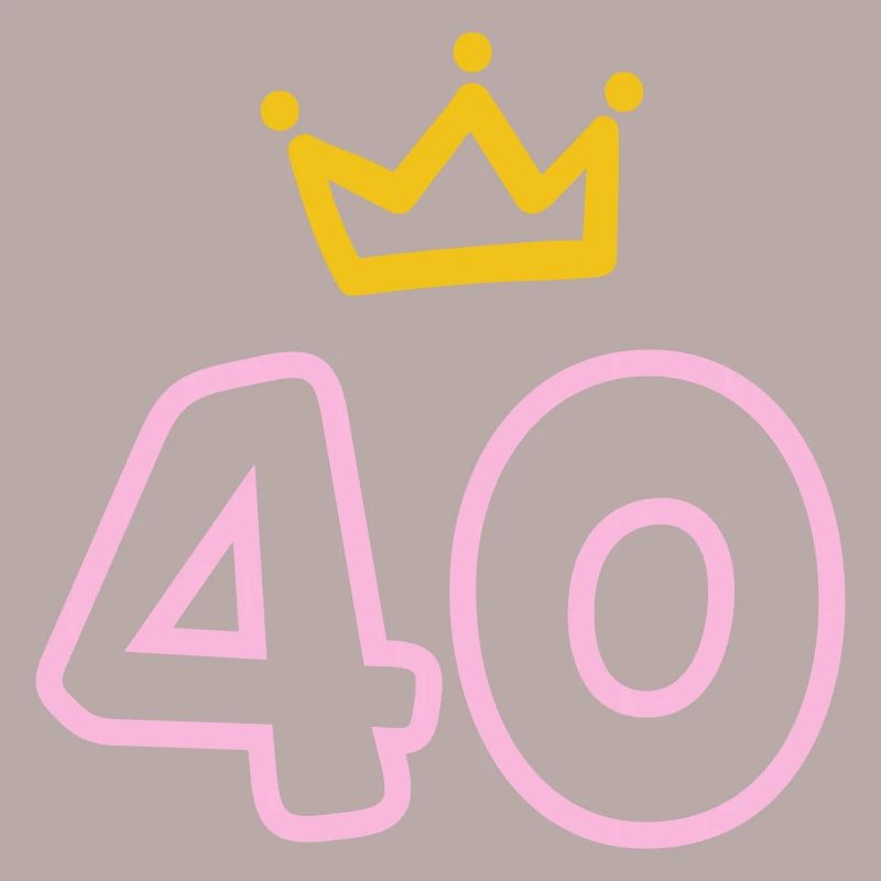 40. Geburtstag Krone Geschenk