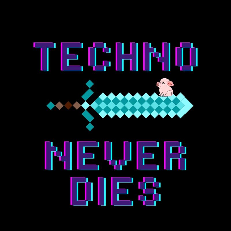 Techno Never Dies - Design