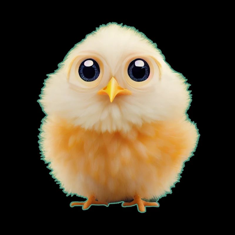 Fluffy chicks