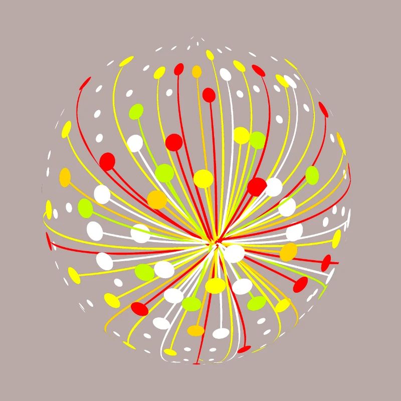 Multi Color Abstract Explosion