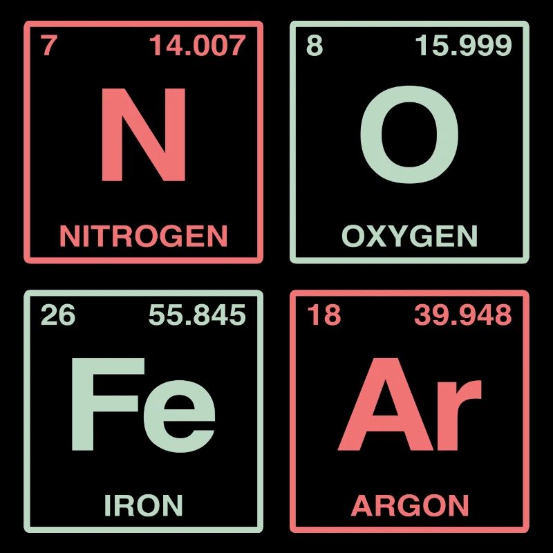 NO FEAR - mit Elementen des Perdiodensystems