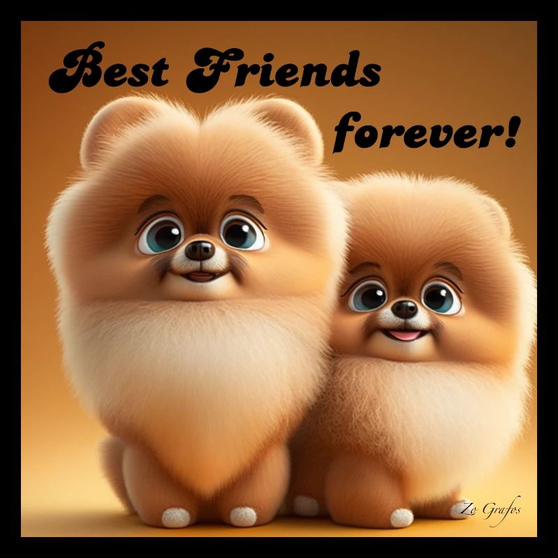 POMMERANIAN 2 BFF chiots mignons petit mignon