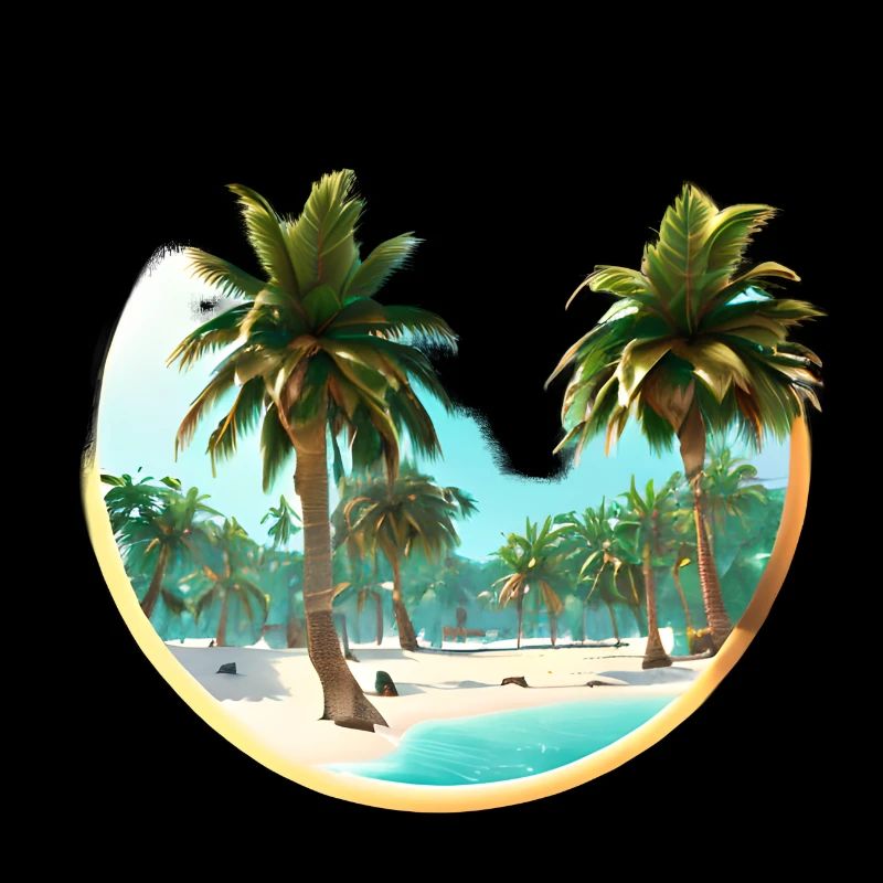 Sommer Sonne Palmen Geschenk Palme Urlaub Baum
