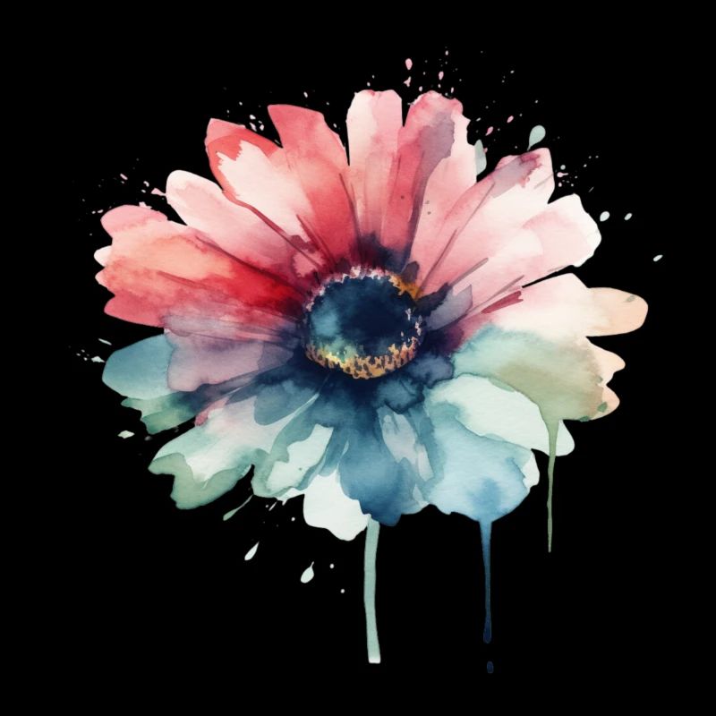 Watercolor Boho Blossom