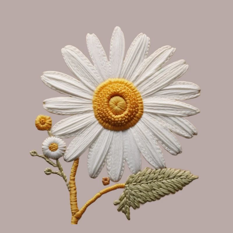 Gesticktes Gänseblümchen