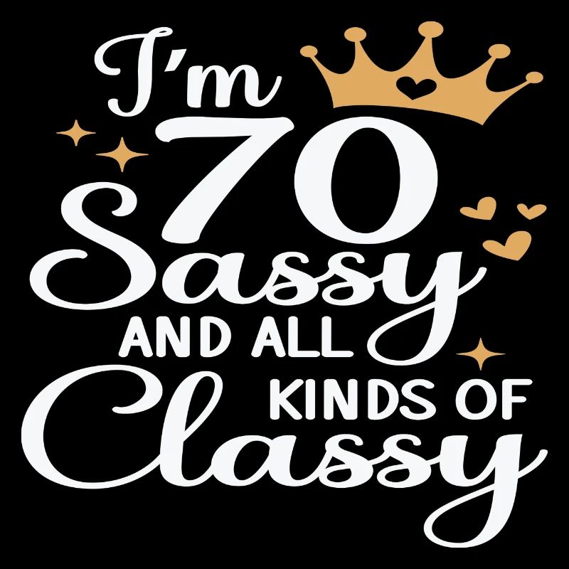 J’ai 70 ans Sassy et toutes sortes de classes
