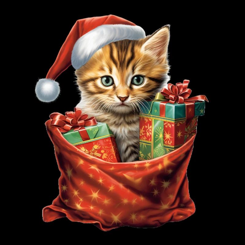 Christmas Kitten 1