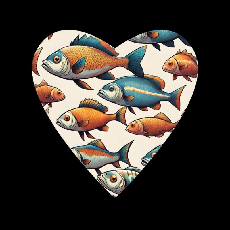 Amour coloré de l’école de poisson