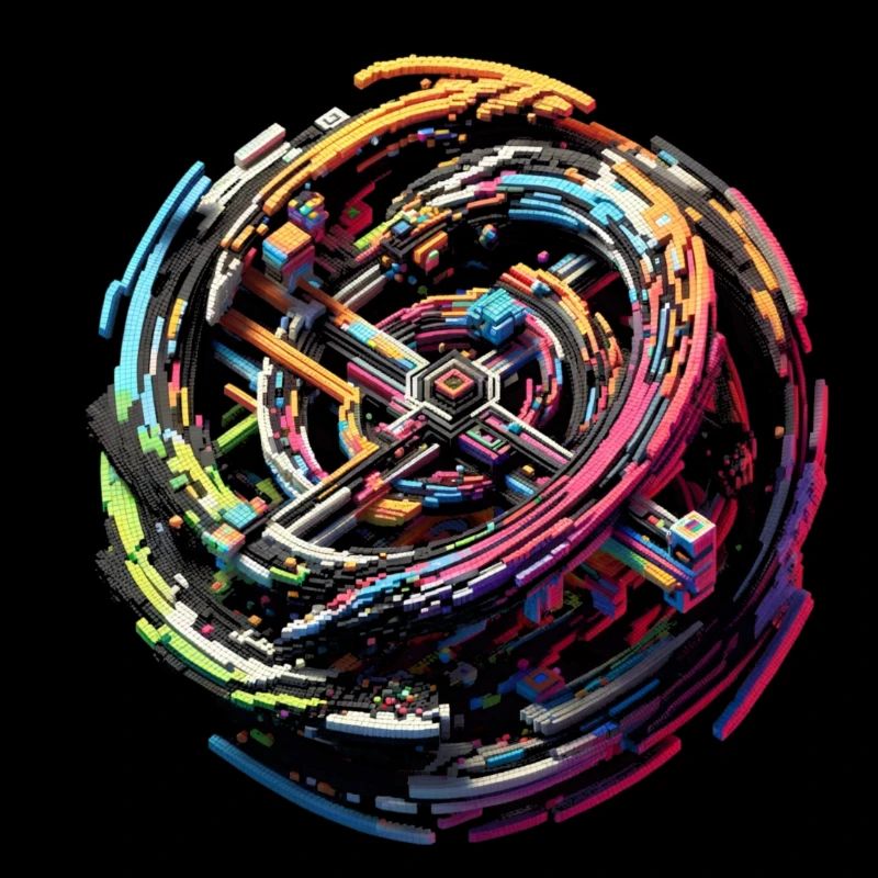 Voxel Infinity labyrint