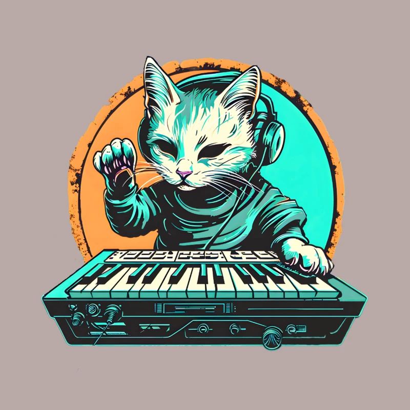 Synth Cat Hello