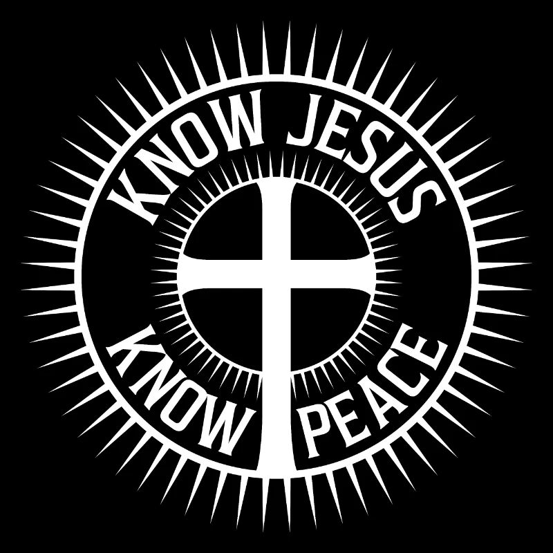Know Jesus Know Peace No Hate Christian Bible Love
