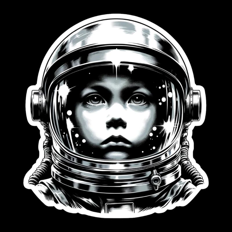 Weltraum-Junge
