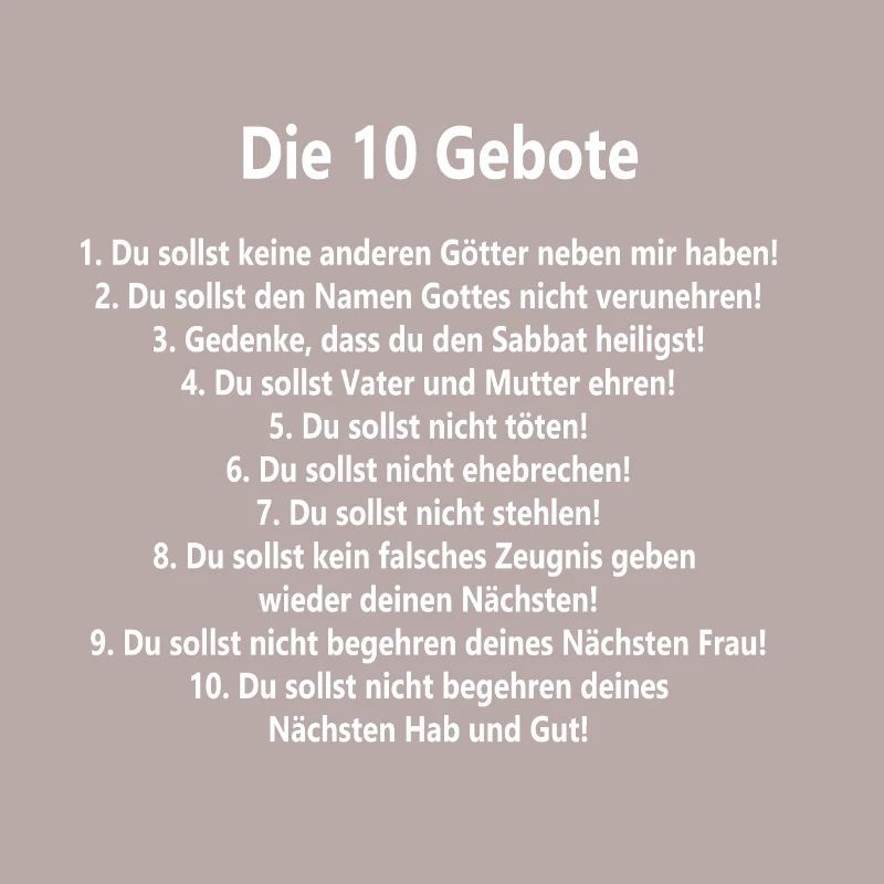 10 commandements