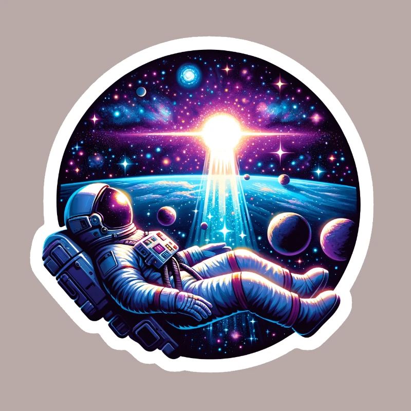 Astronaute en sortie dans l’espace