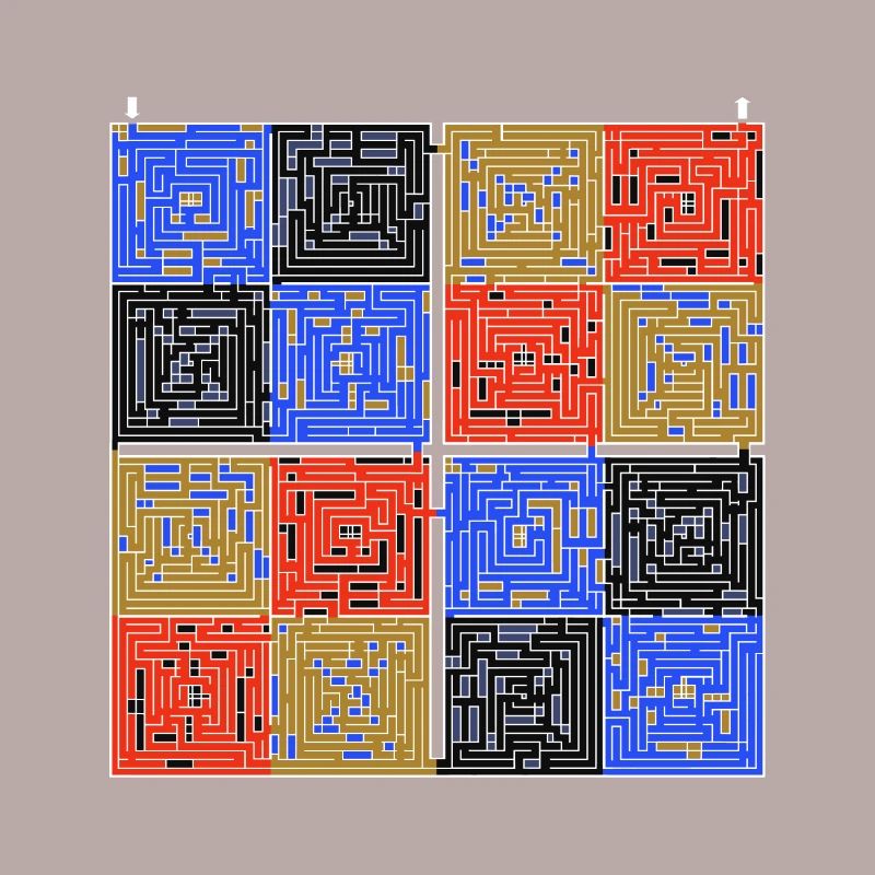 Laby Square 2 (version couleurs)