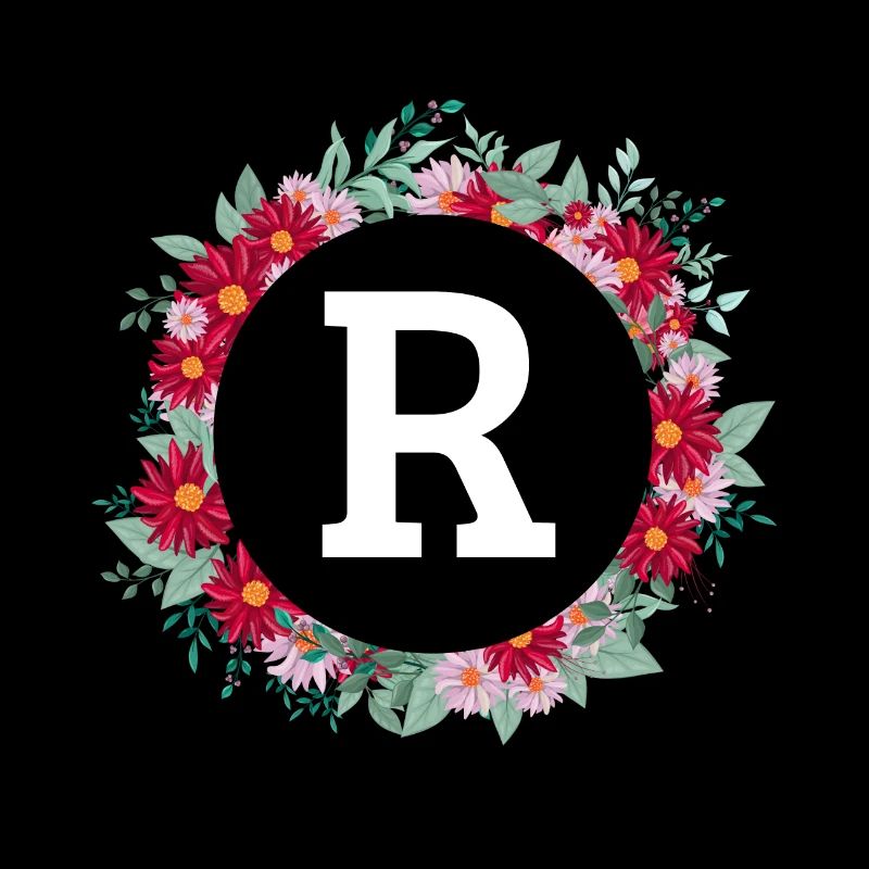 Buchstabe r Blumenkrone