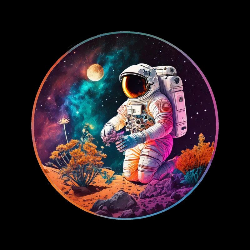 Gärtnernder Astronaut