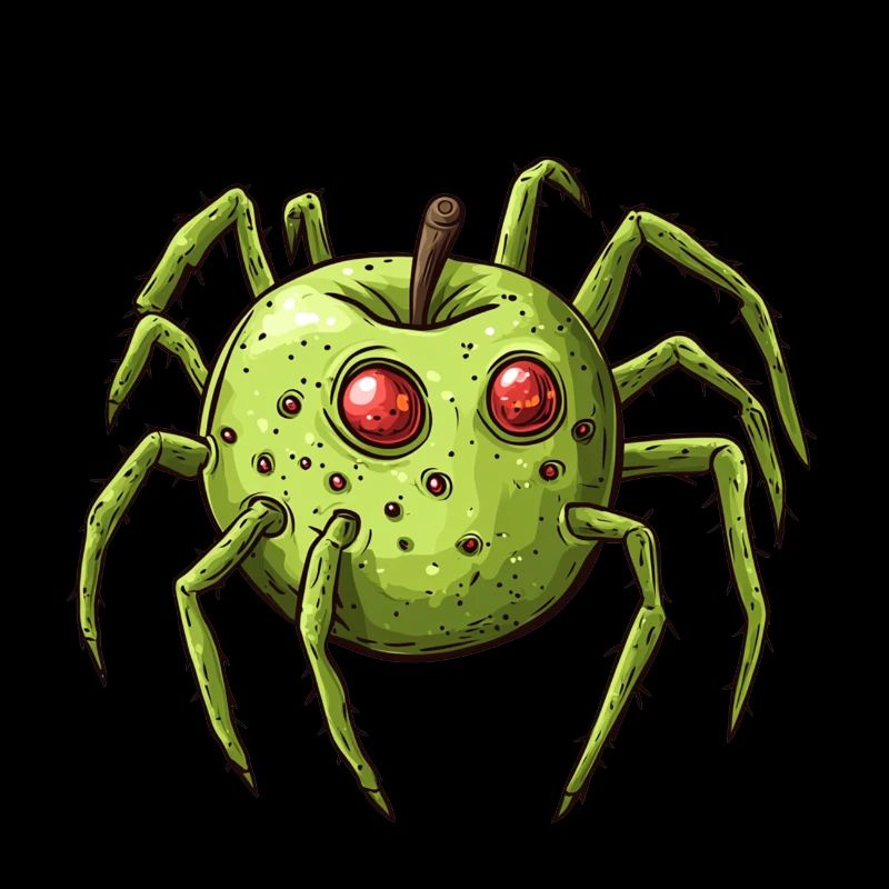 Apfelspinne Apfel Spinne