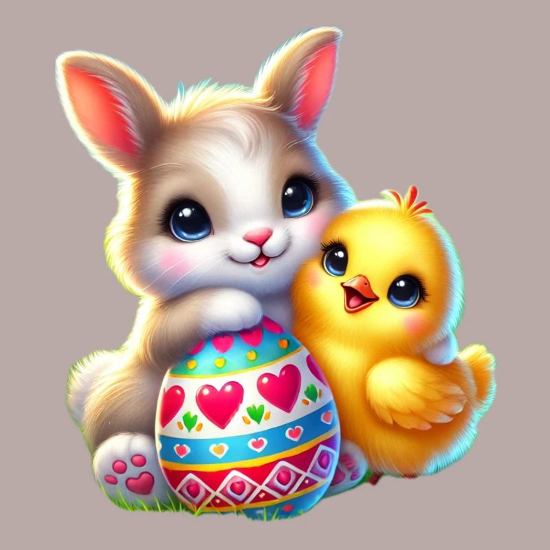 Easter Bunny Chick Egg