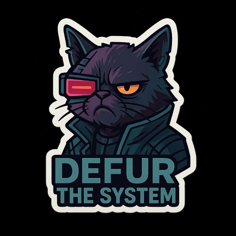 Cyberpunk Cat - Defur the System