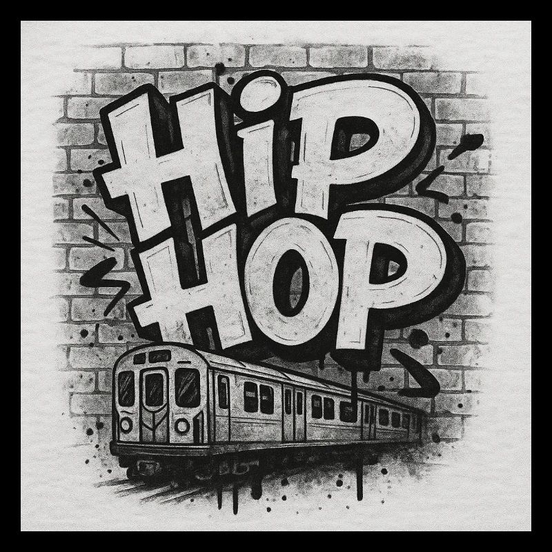 HipHopTrainNoir & Blanc