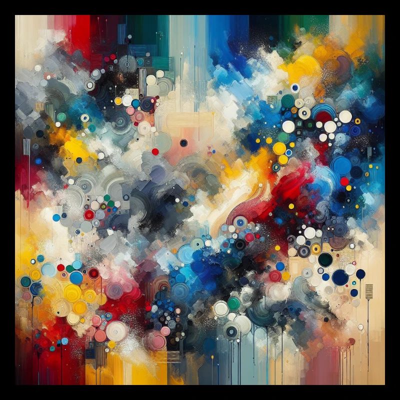 Explosion de Couleurs Abstraites