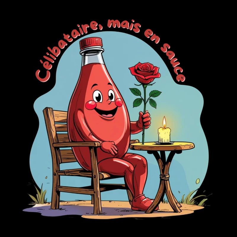 Célibataire, mais bien nappé
