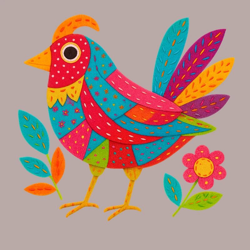 Patchwing – Der Stofffeder-Vogel
