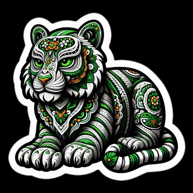 Green-White Tiger