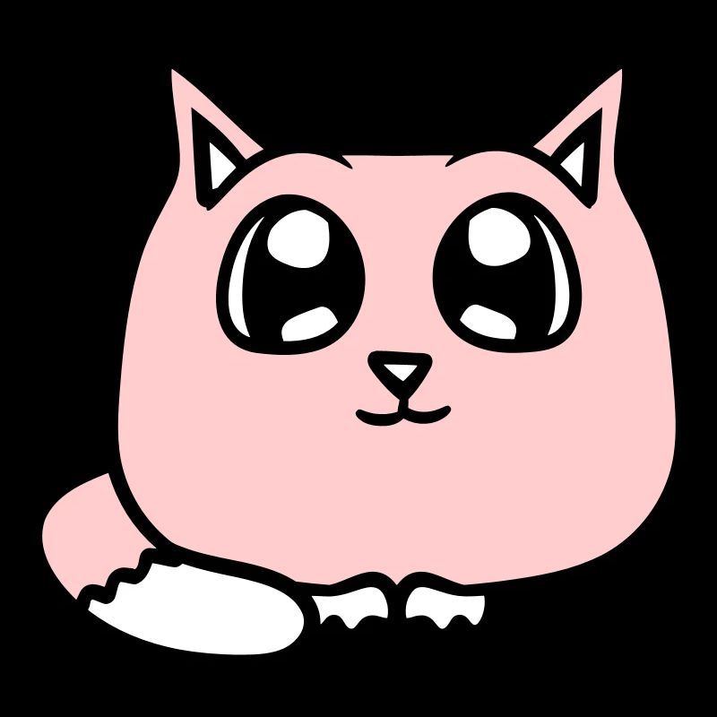 chat mignon a l’air heureux souriant chaton amusant
