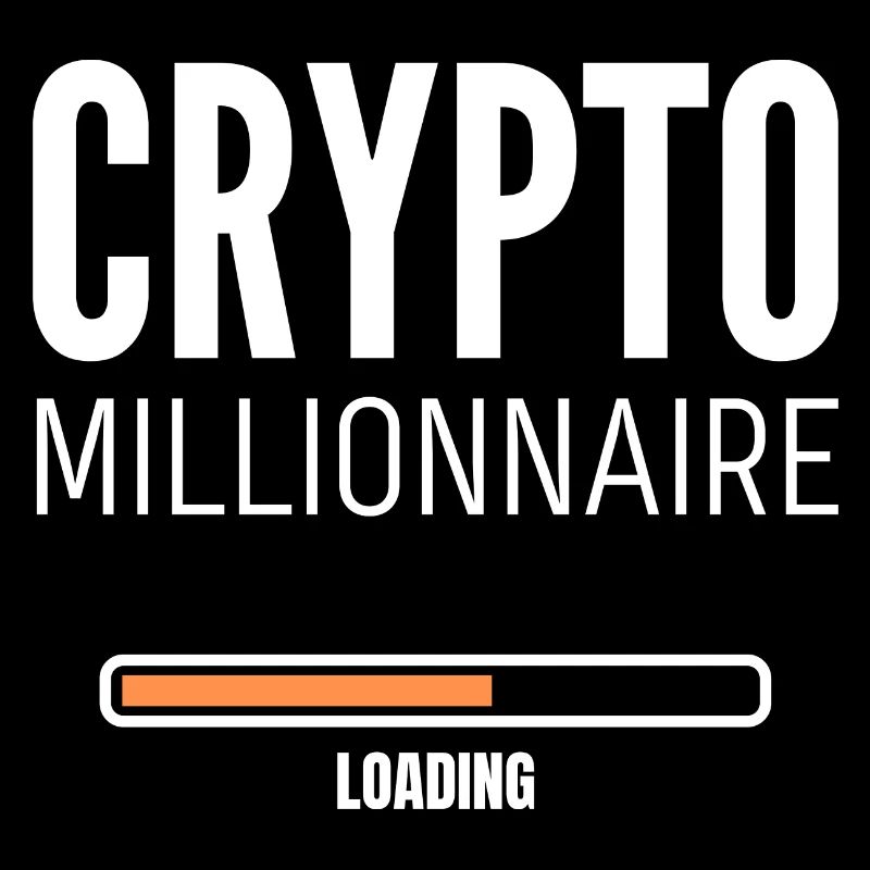 Kryptomillionär Loading Silber Bitcoin Humor