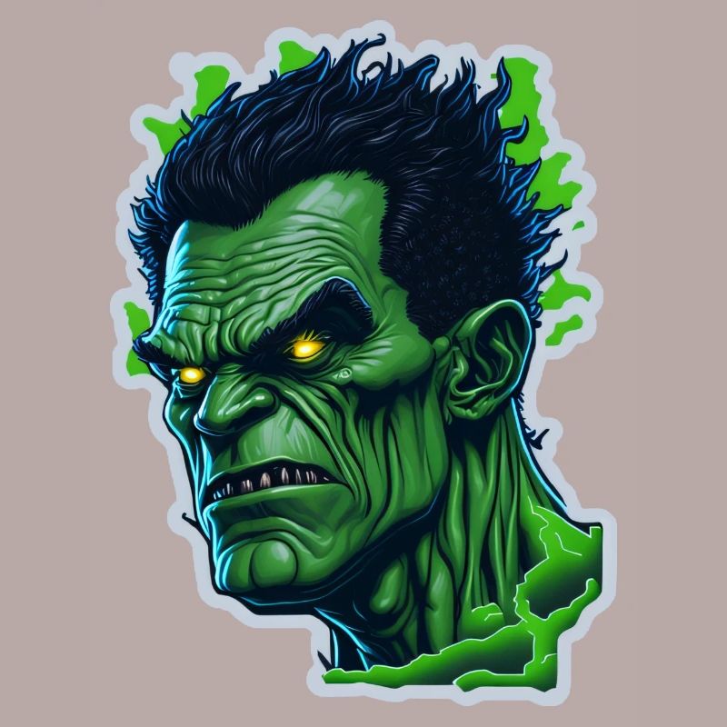 Monstre vert d’Halloween 4