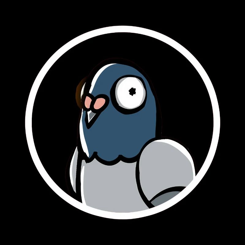Mème de dessin animé de style pigeon
