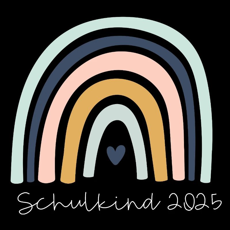 Schulkind 2025 white