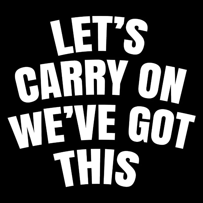 Let's carry on we've got this
