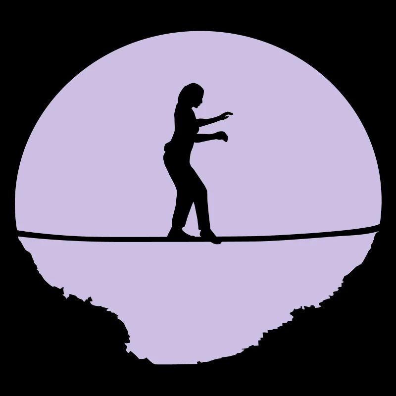 Slacklining Woman