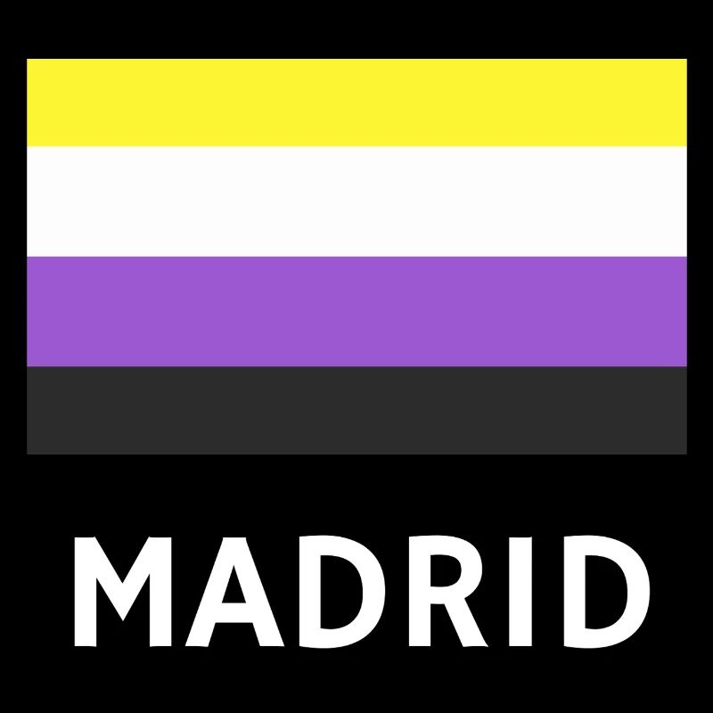 Non binary Pride Flag Madrid