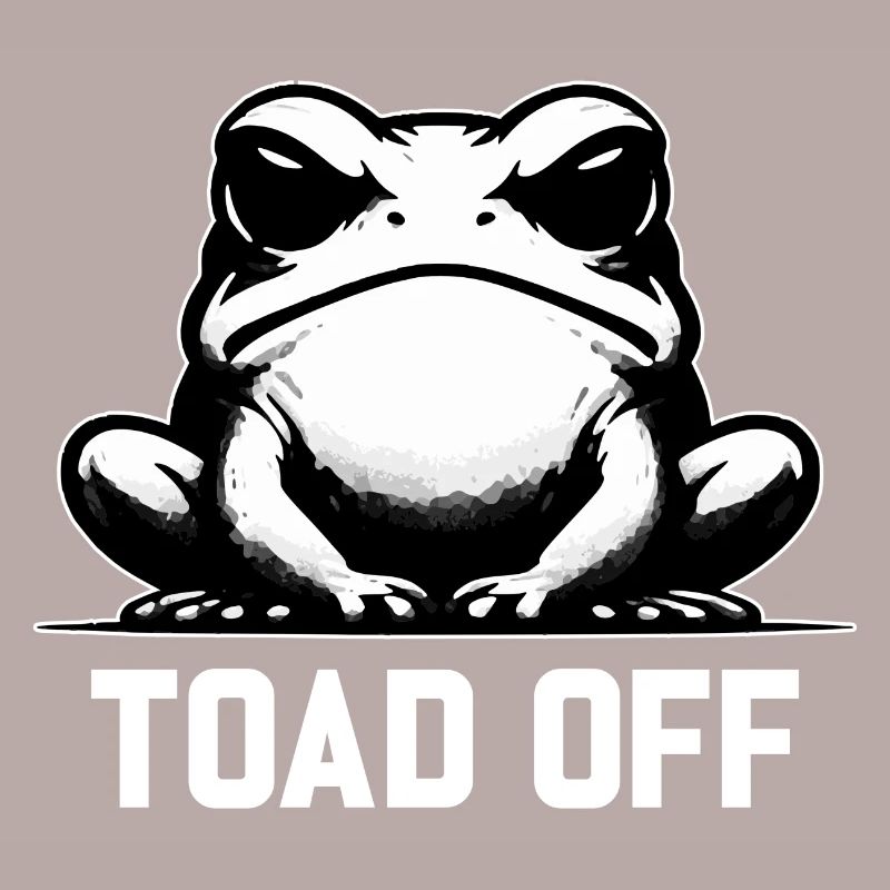 Vintage Frog Toad Meme Grumpy Frog Don't Toad Me