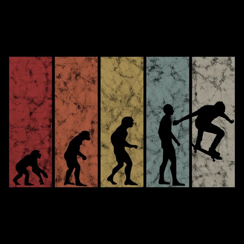 Skateboarder Skateboard Evolution Skate Skateing